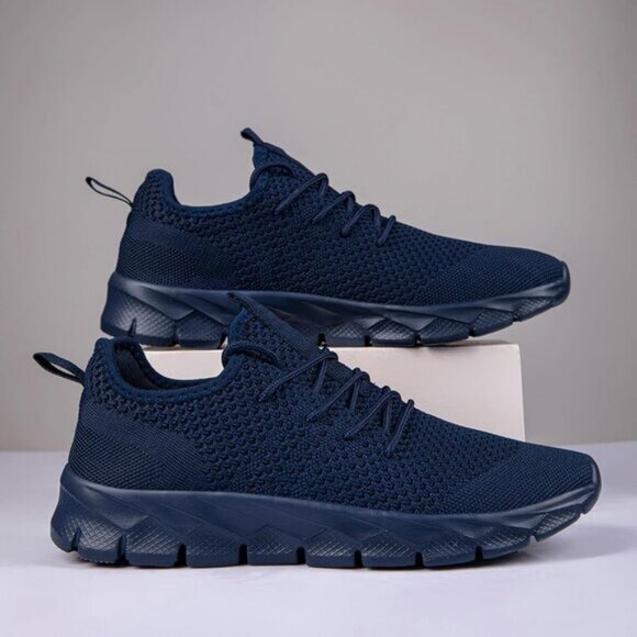 ⚡Mens Blue Running Fashion Tennis Walking Lightweight Athletic Sneakers - Picture 7 of 7